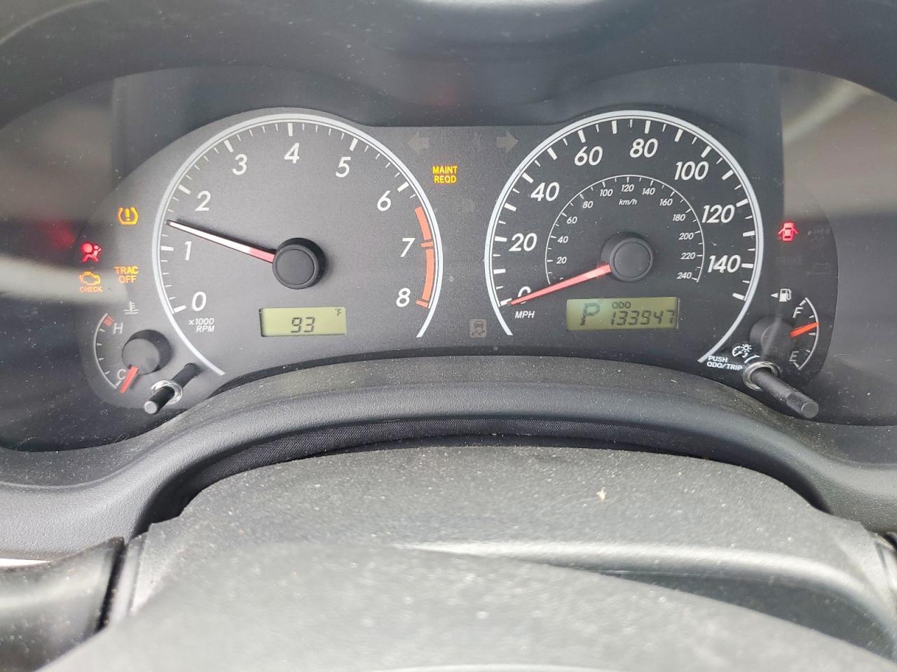 2012 TOYOTA COROLLA