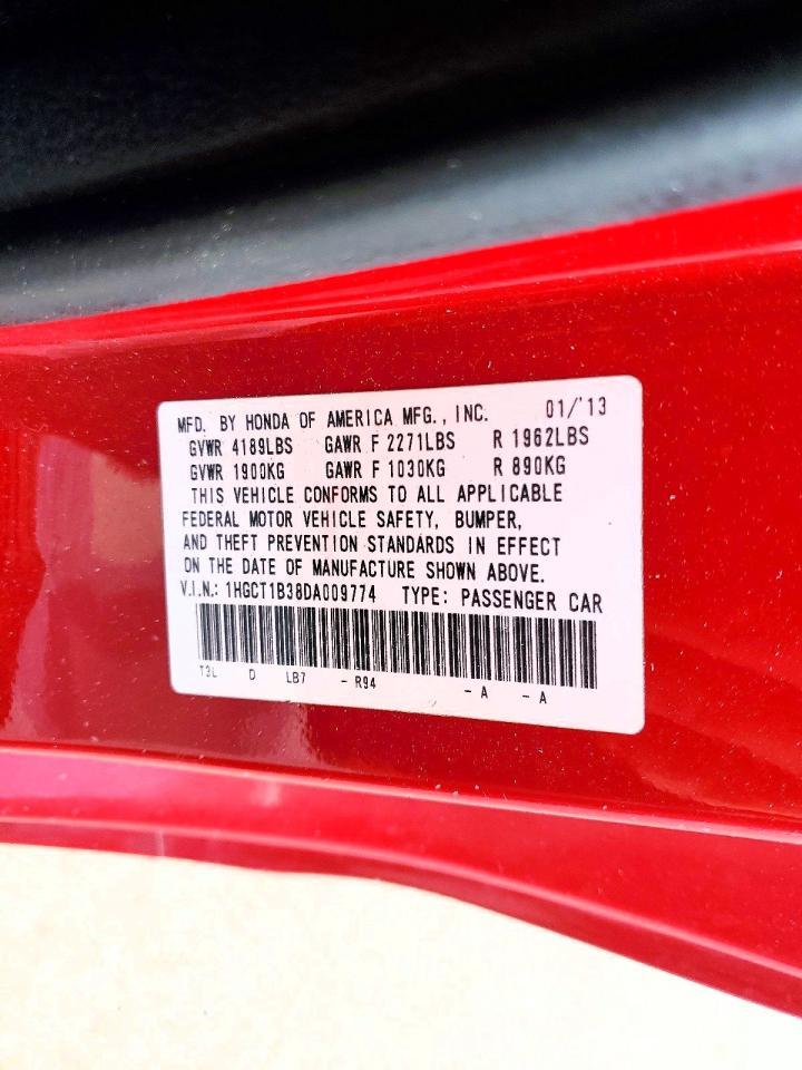 2013 HONDA ACCORD