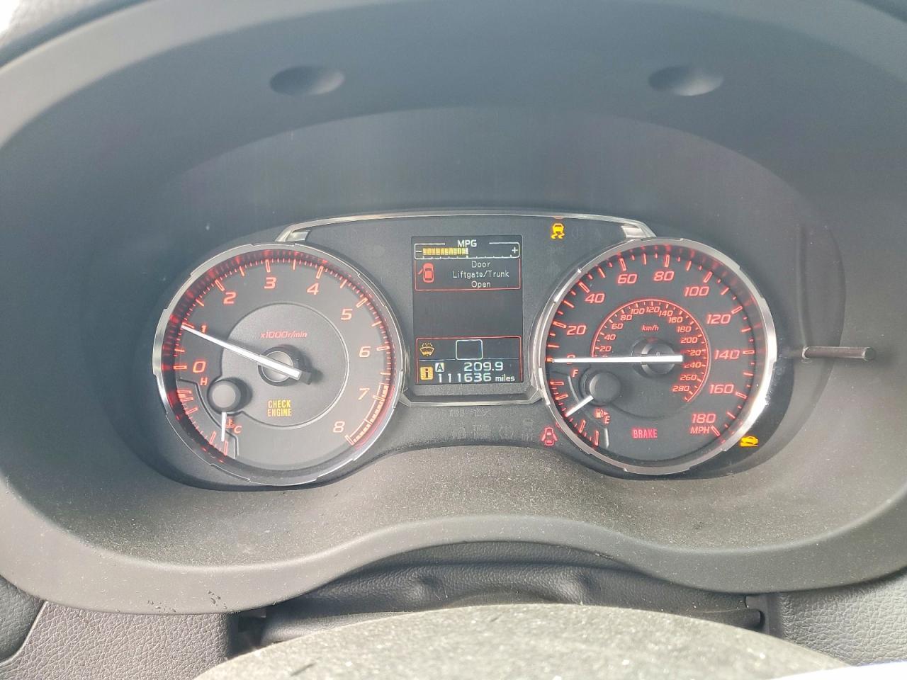 2015 SUBARU WRX