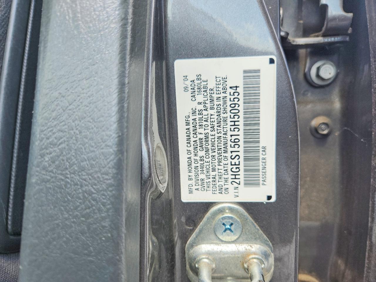2005 HONDA CIVIC