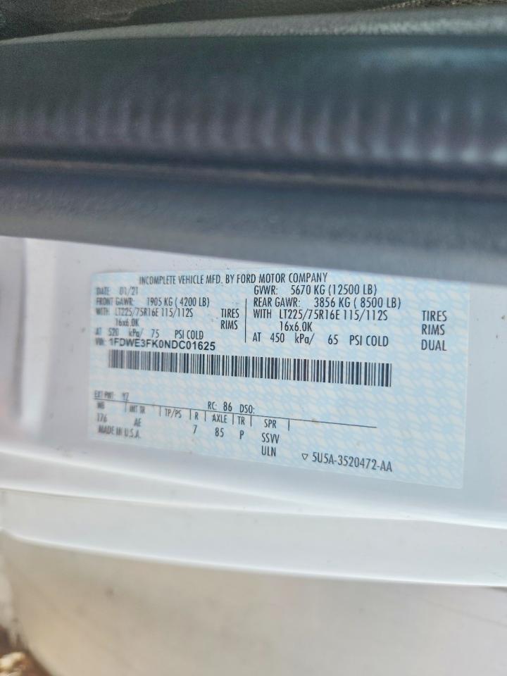 2022 FORD Econoline E350