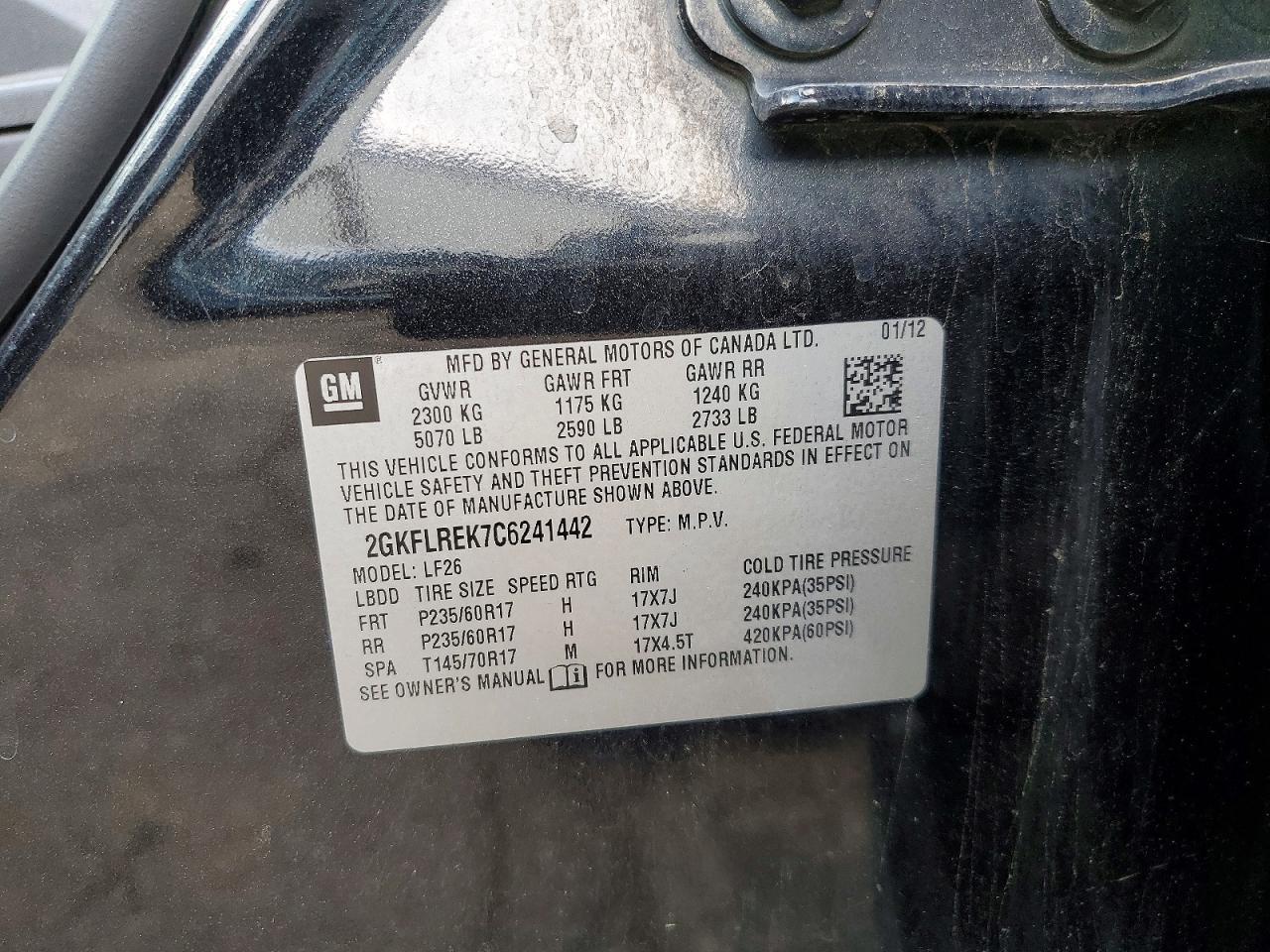 2012 GMC Terrain
