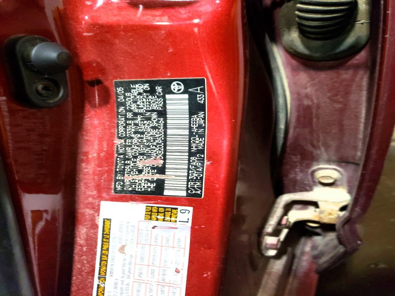 2005 TOYOTA PRIUS