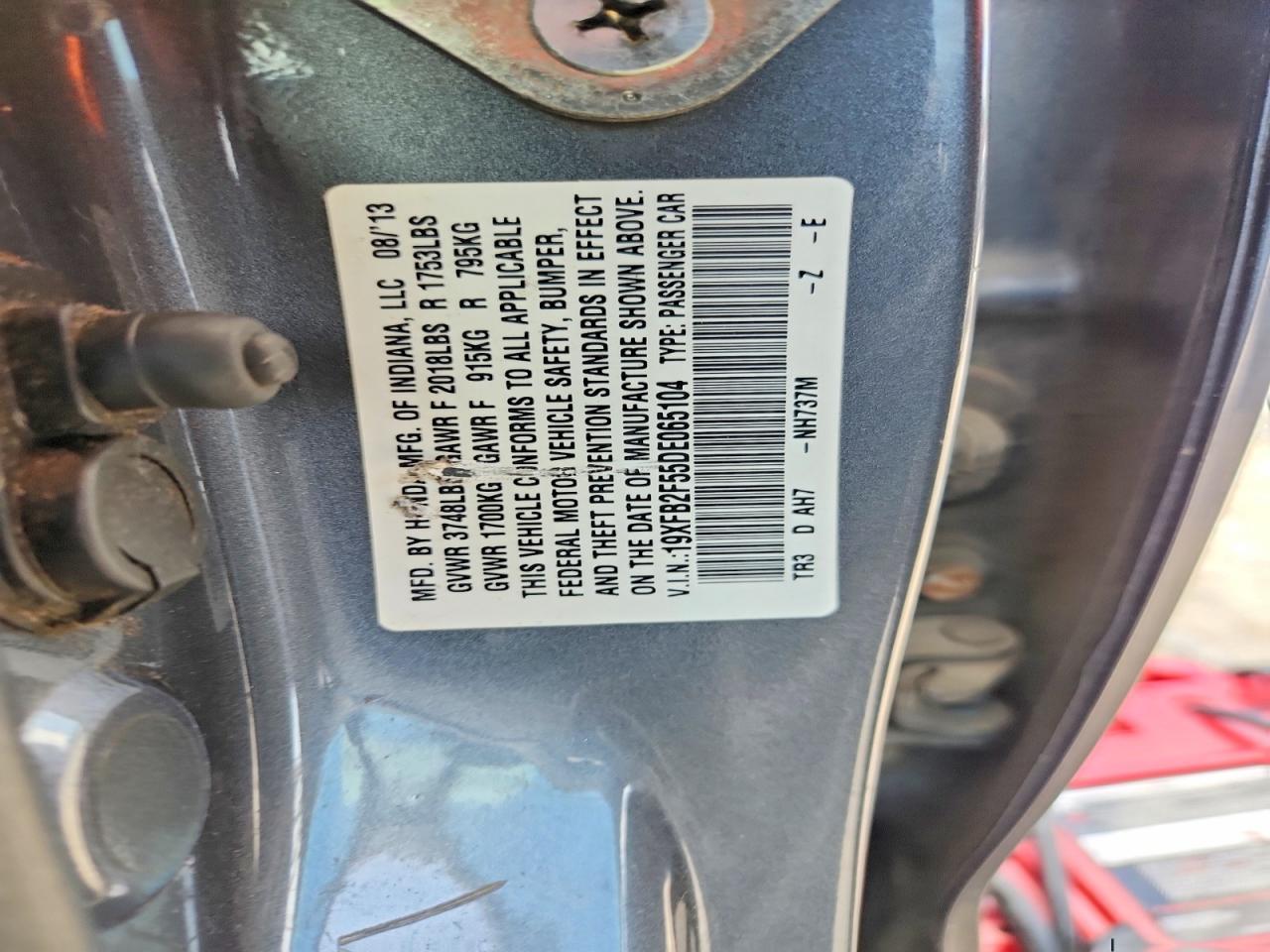 2013 HONDA CIVIC