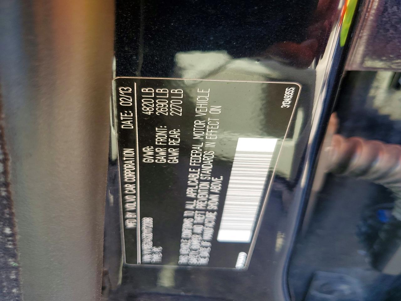 2013 VOLVO S80