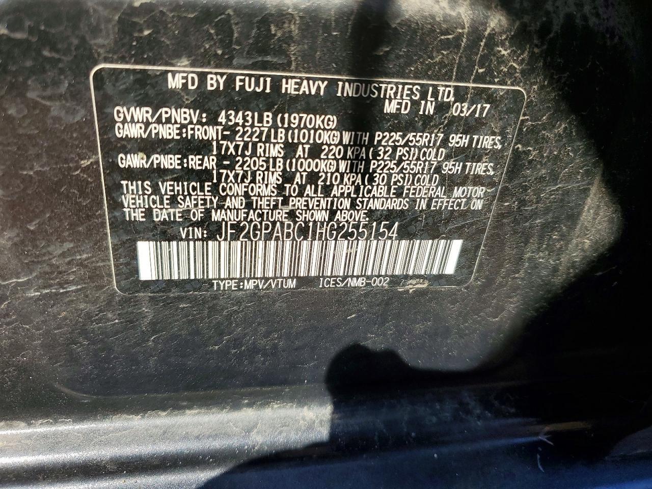 2017 SUBARU Crosstrek