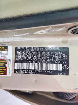 2008 TOYOTA CAMRY