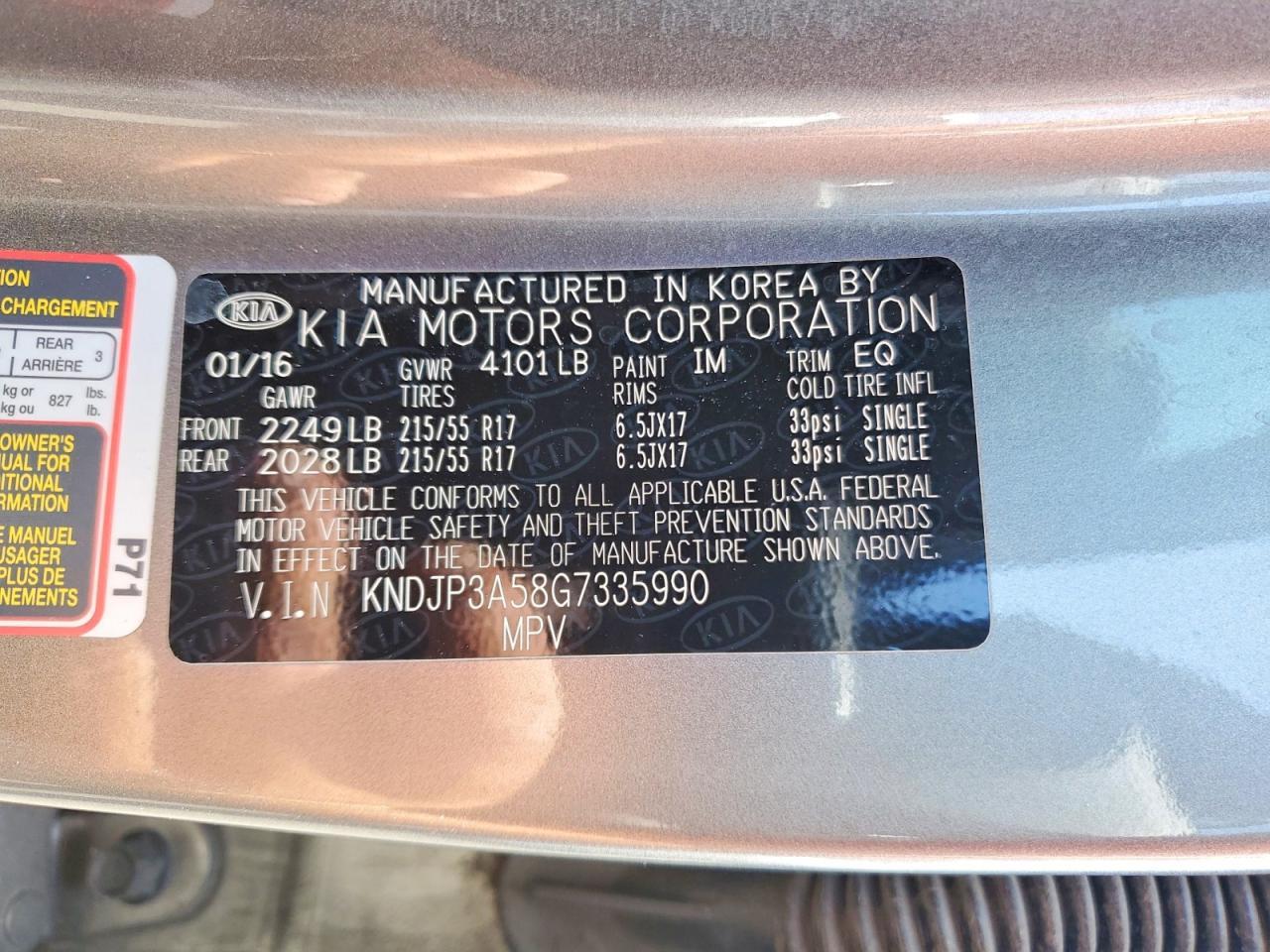 2016 KIA SOUL