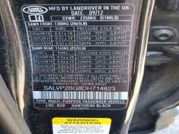 2013 LAND ROVER RANGE ROVER EVOQUE