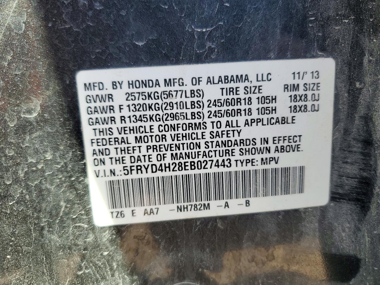 2014 ACURA MDX