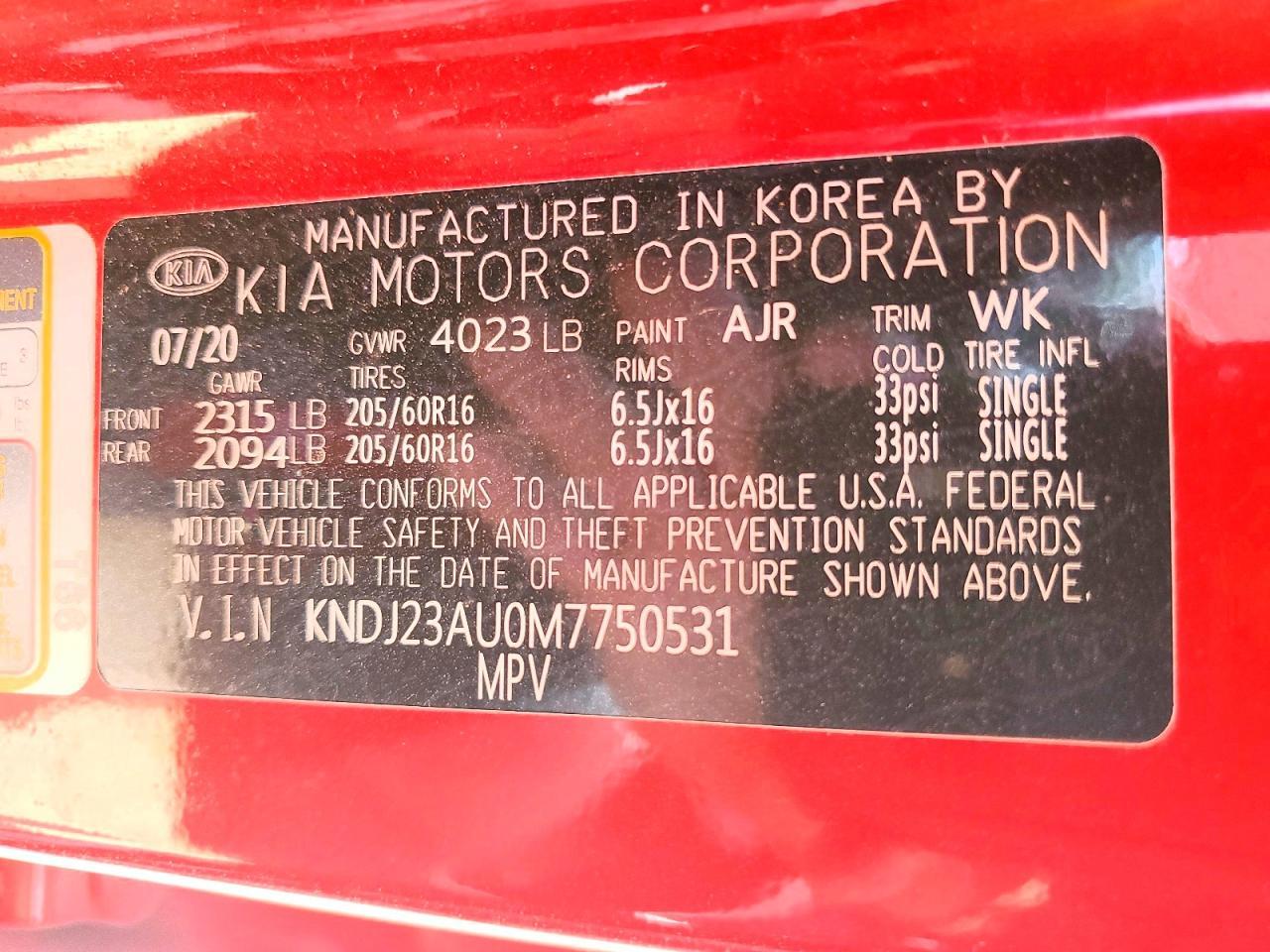2021 KIA SOUL