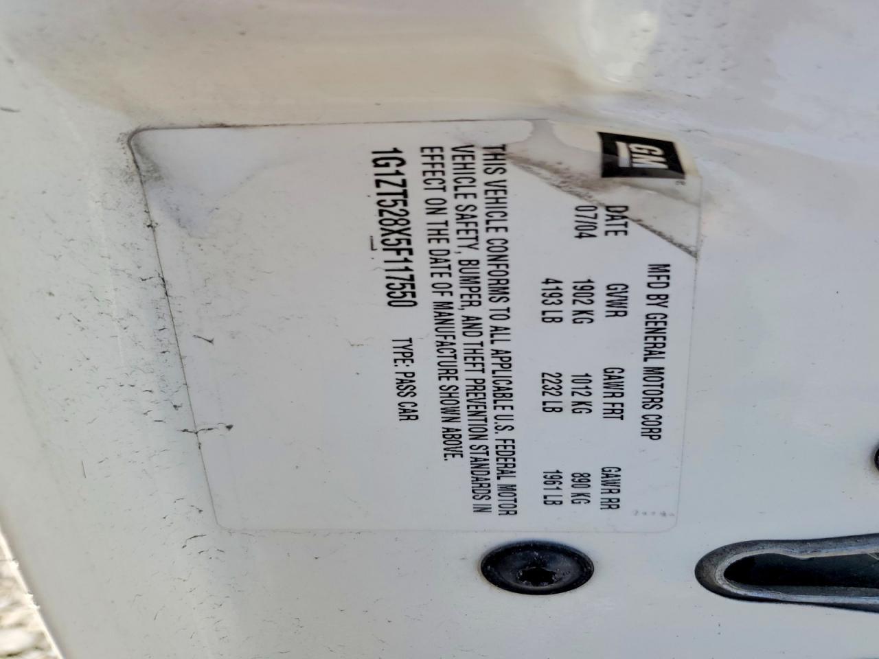 2005 CHEVROLET MALIBU