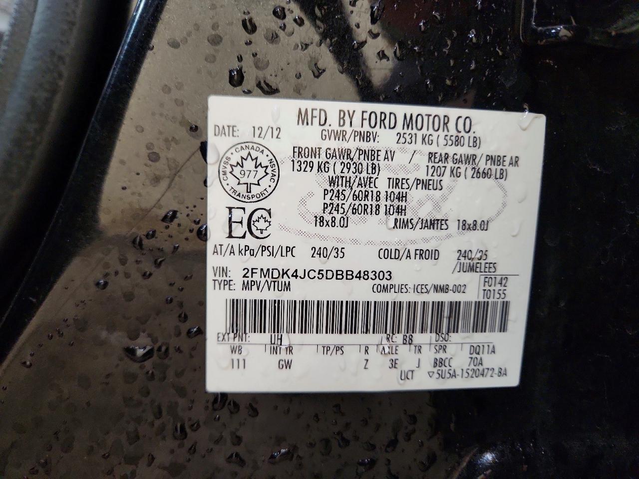 2013 FORD EDGE