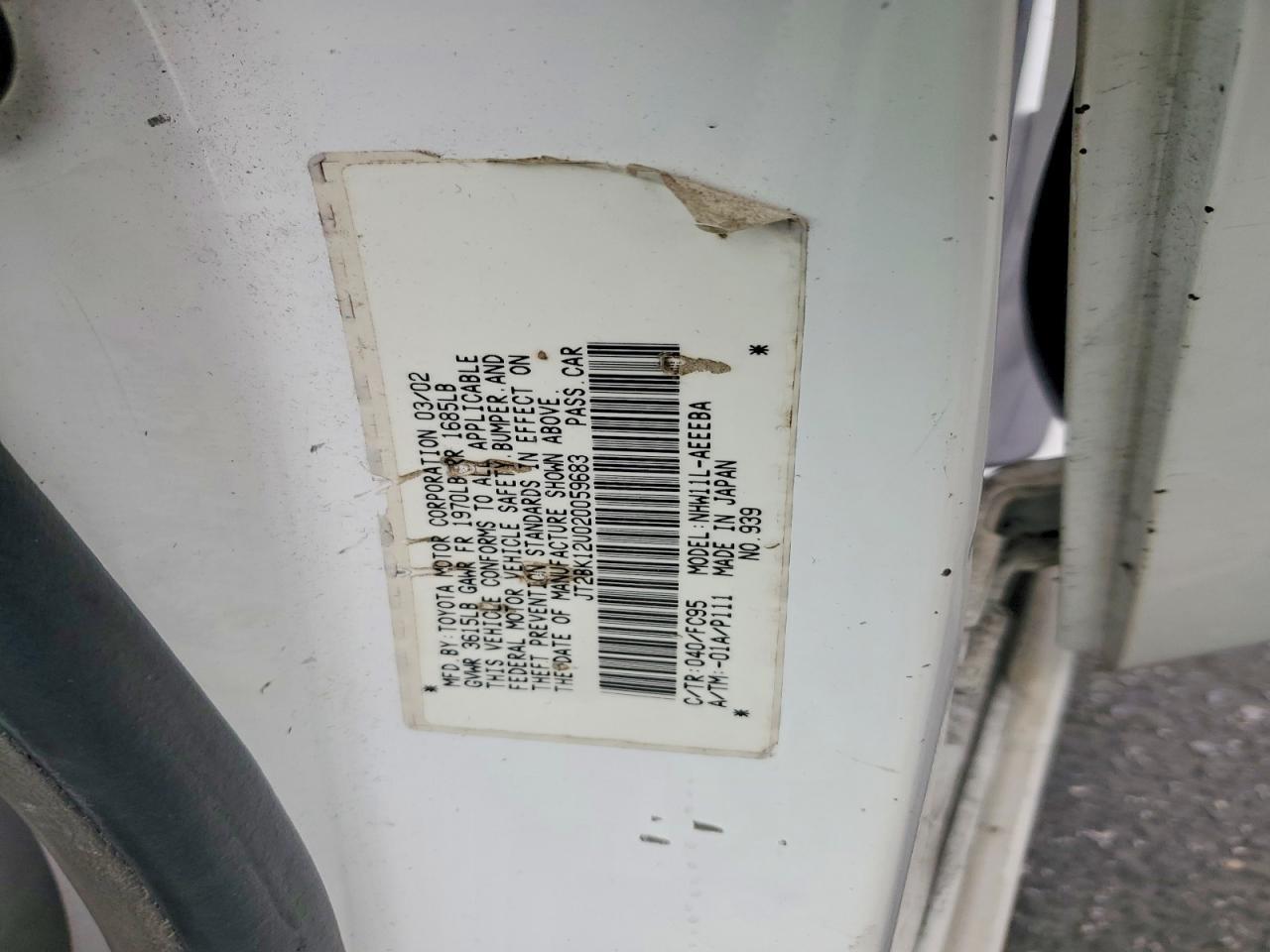 2002 TOYOTA PRIUS