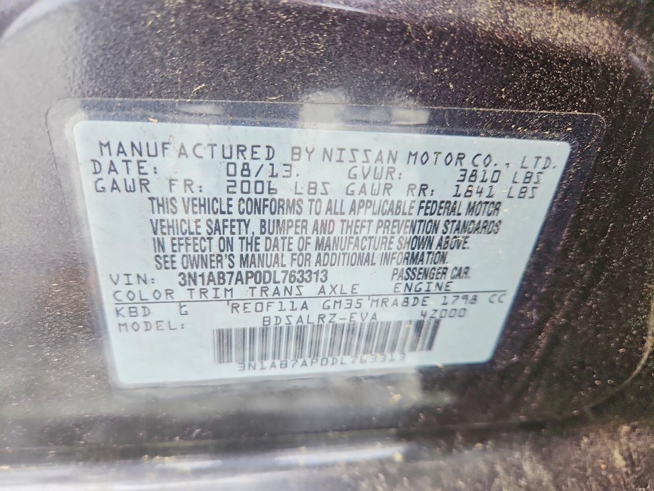 2013 NISSAN SENTRA