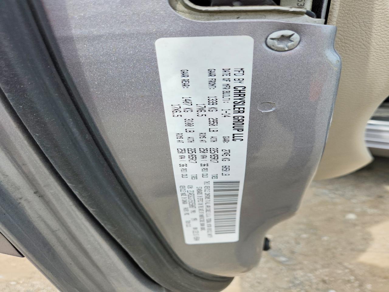 2014 DODGE GRAND CARAVAN