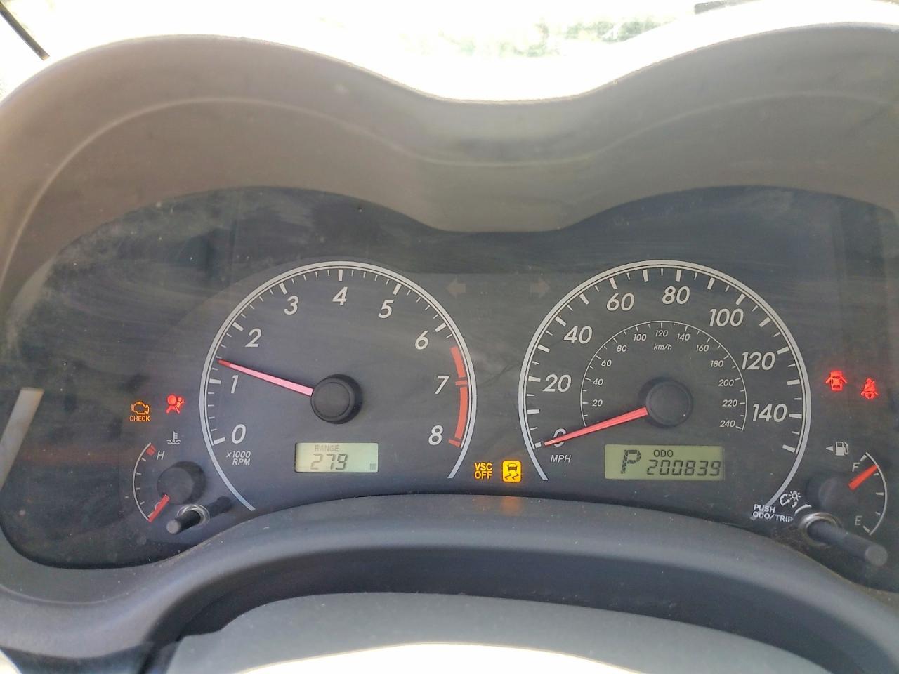 2009 TOYOTA COROLLA