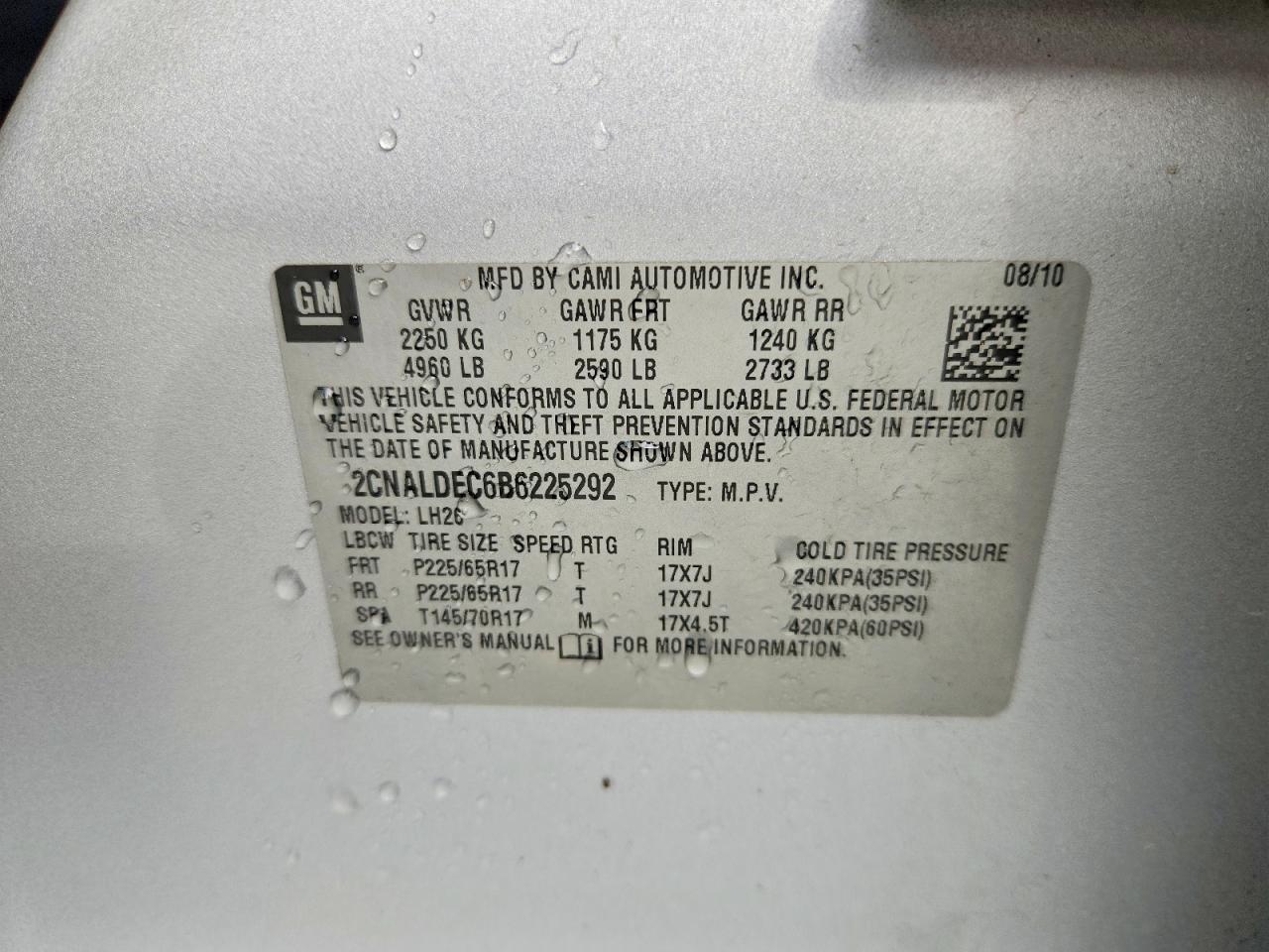 2011 CHEVROLET EQUINOX