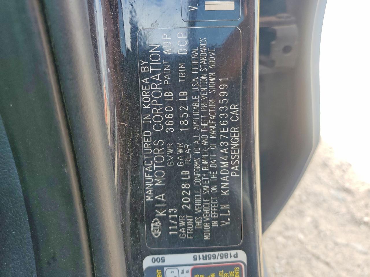 2014 KIA RIO