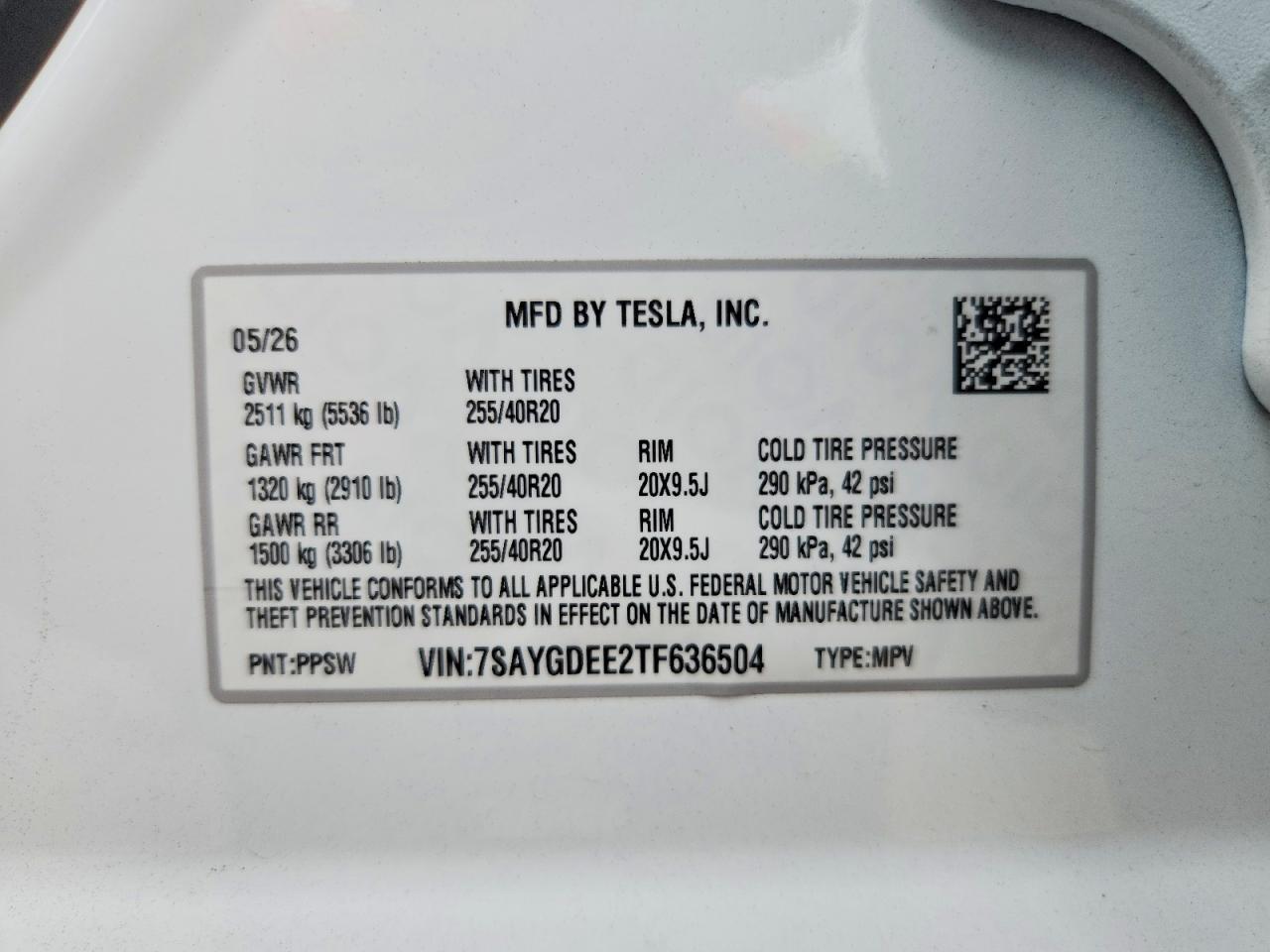 2026 TESLA Model Y