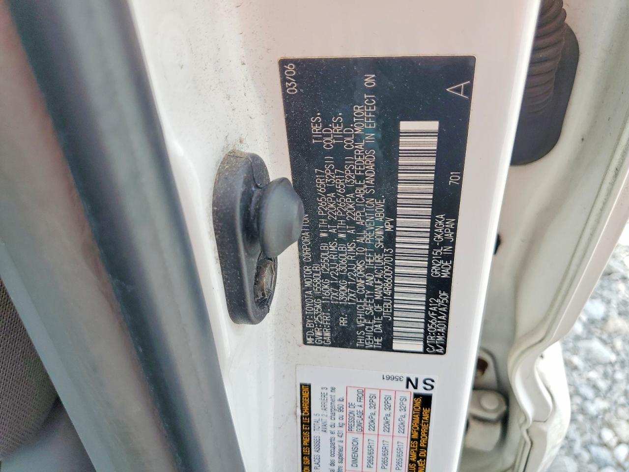 2006 TOYOTA 4Runner
