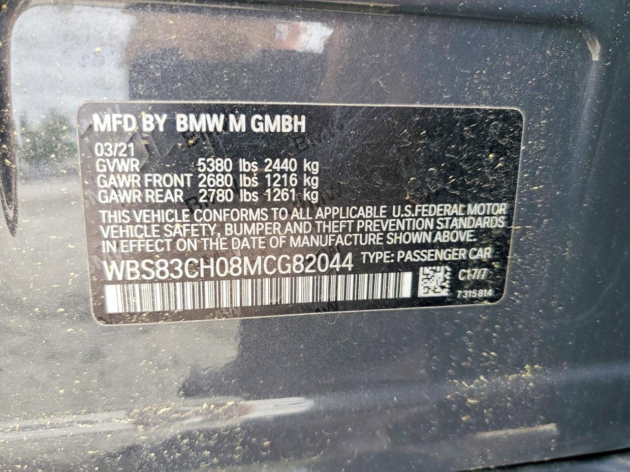 2021 BMW M5