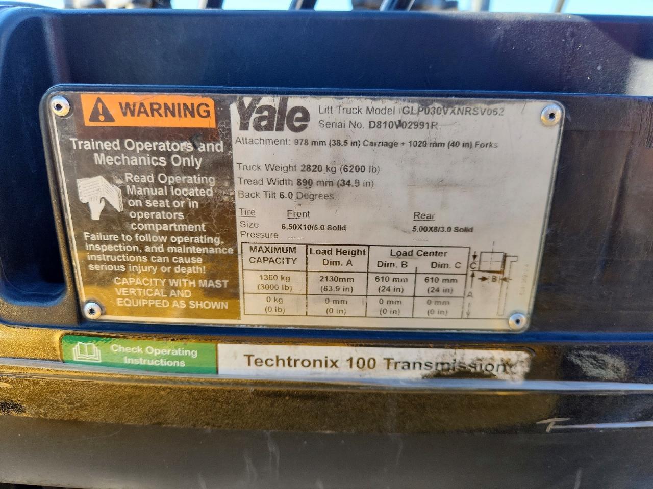 1999 YALE Unknown
