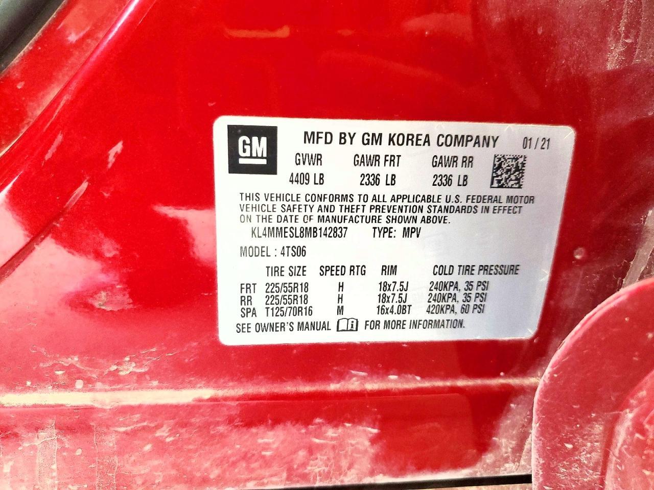 2021 BUICK Encore GX