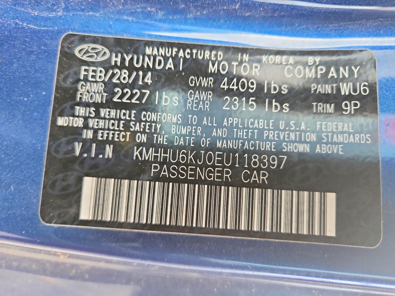 2014 HYUNDAI GENESIS