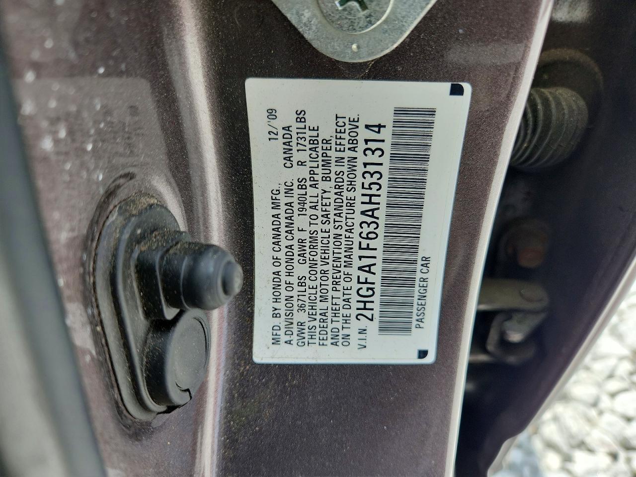2010 HONDA CIVIC
