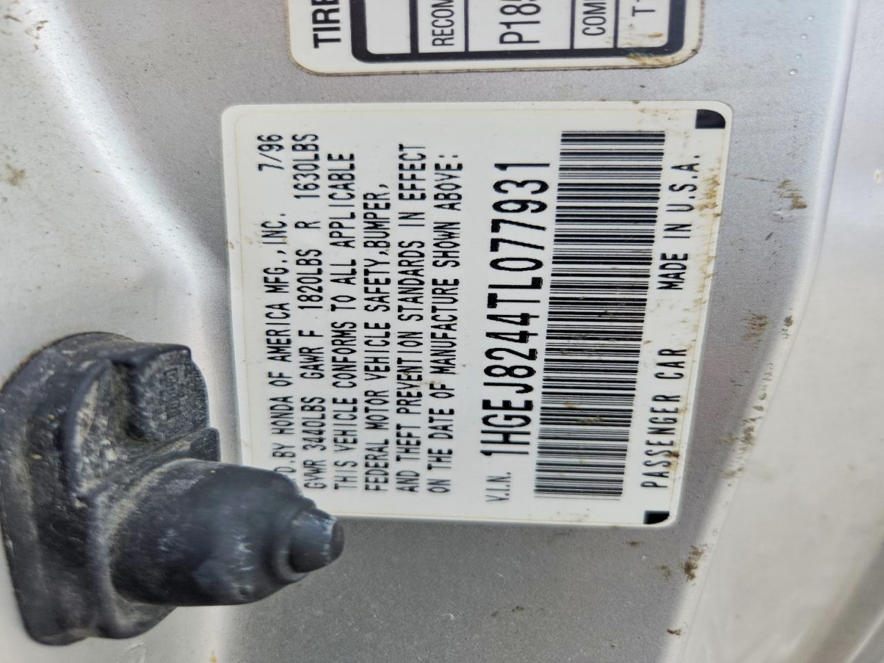 1996 HONDA CIVIC