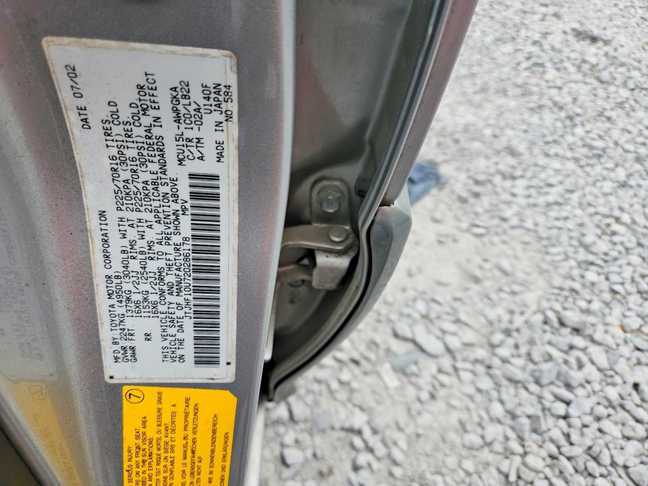 2002 LEXUS Rx 300