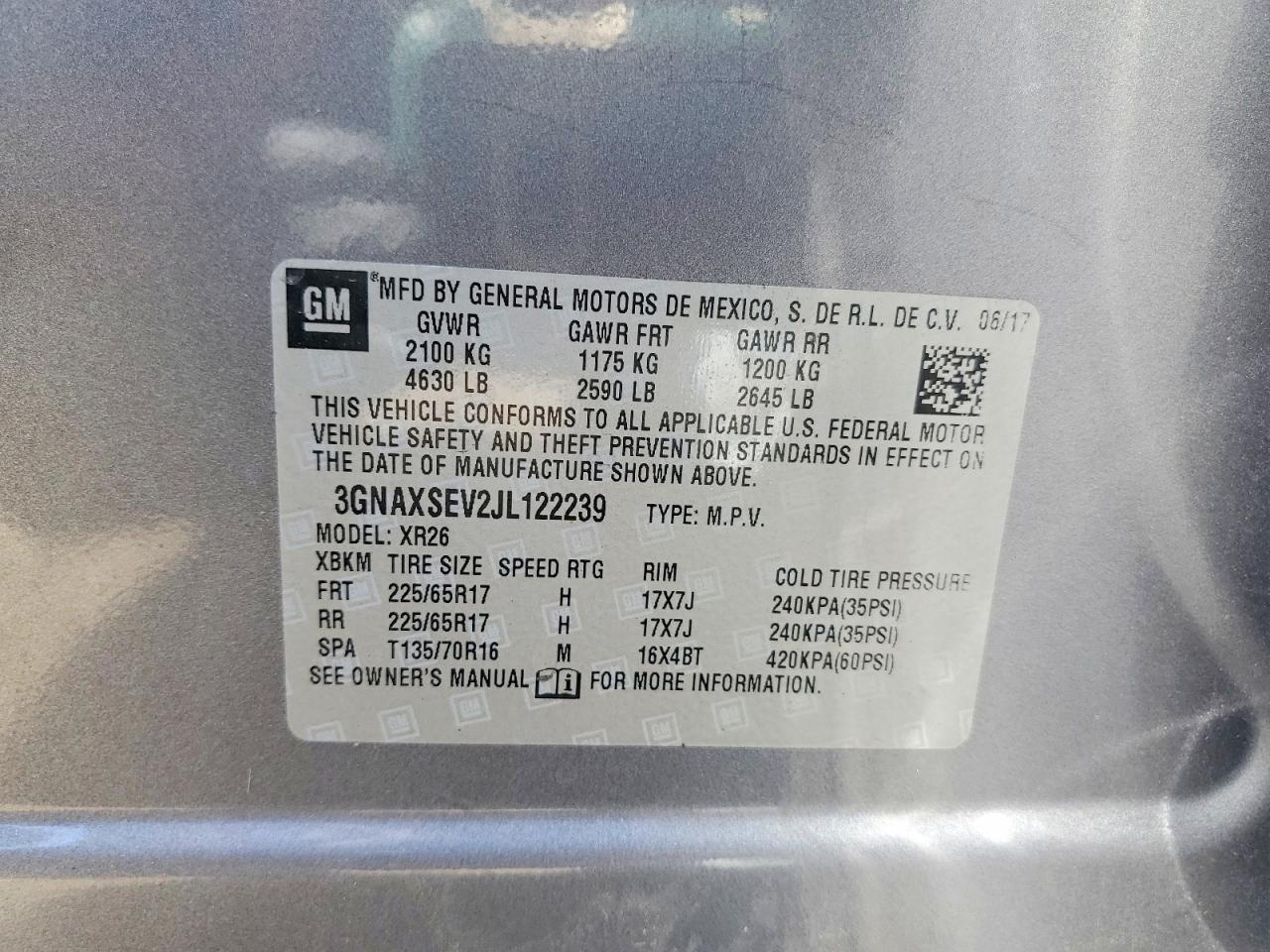2018 CHEVROLET EQUINOX