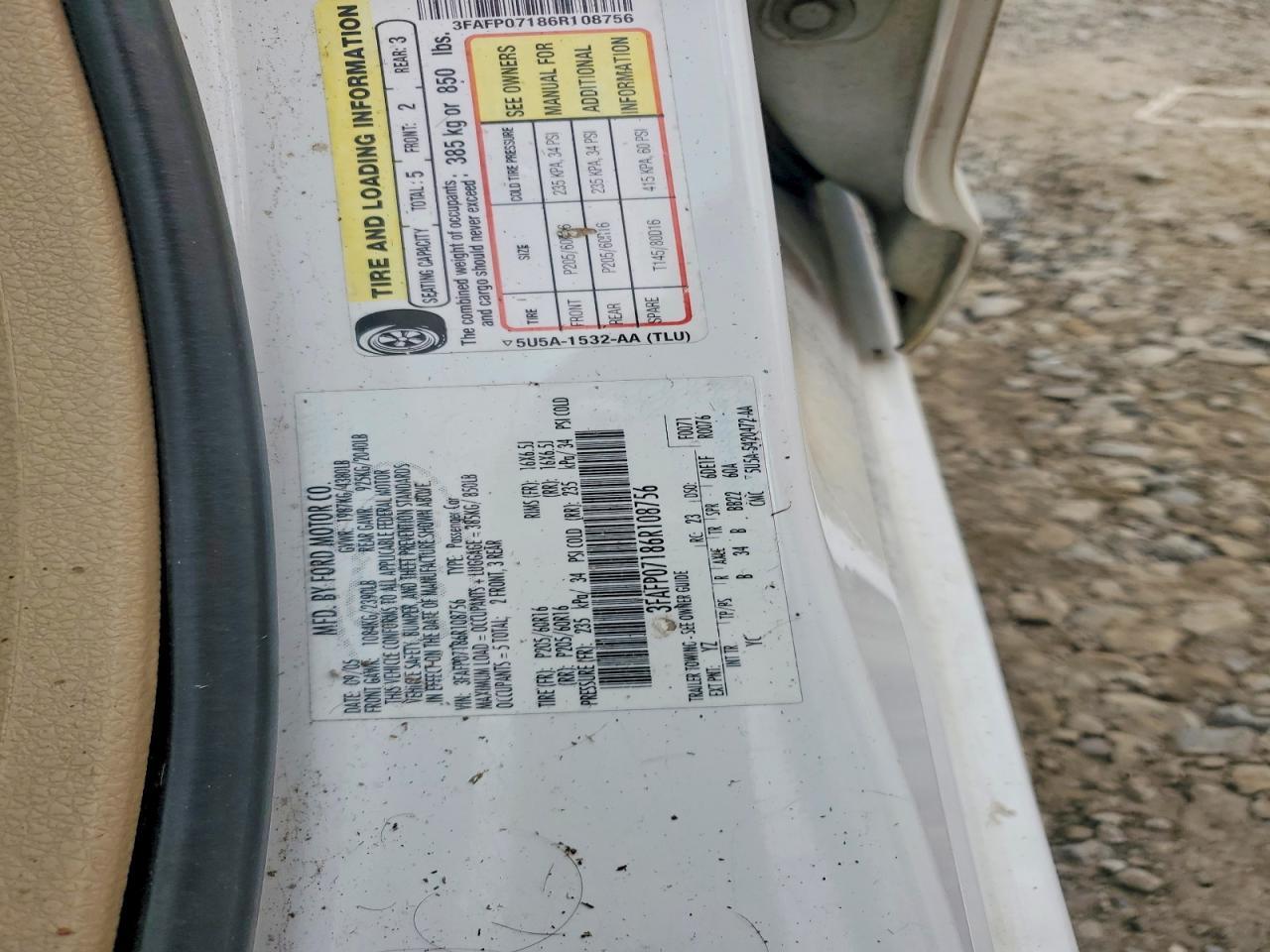 2006 FORD FUSION