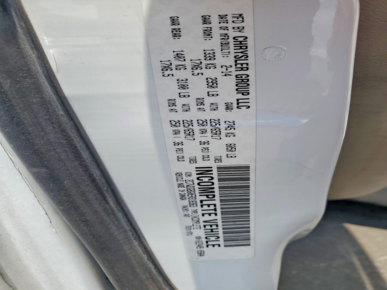 2014 DODGE GRAND CARAVAN