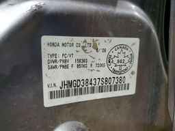 2007 HONDA FIT