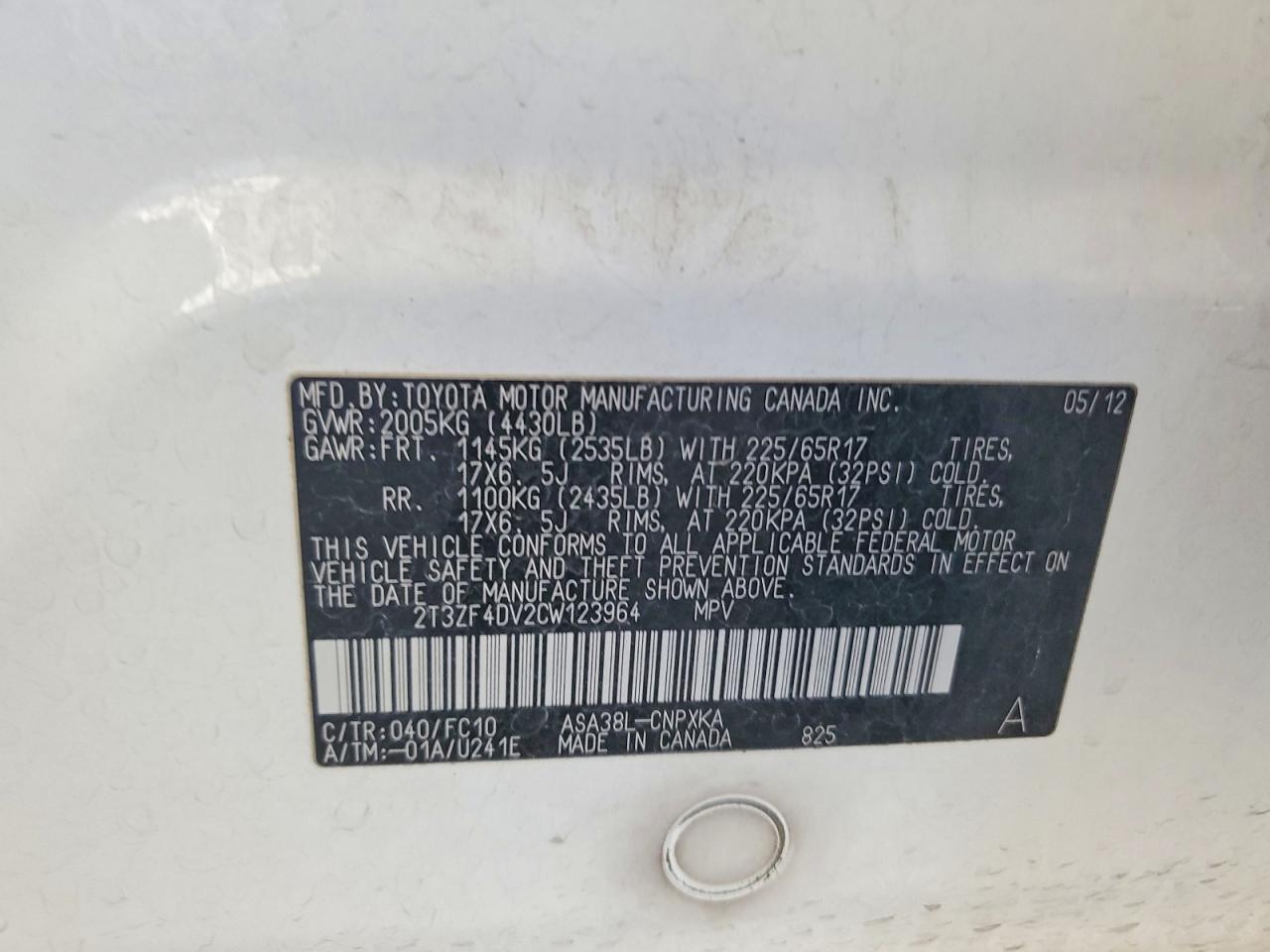 2012 Toyt Rav4