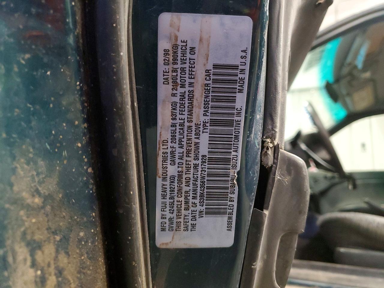 1998 SUBARU Legacy