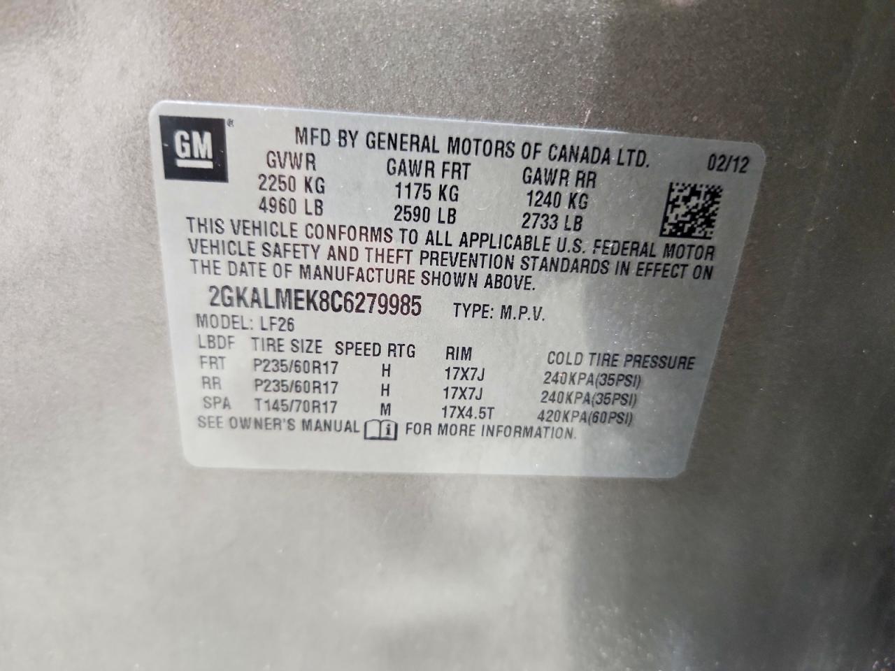 2012 GMC Terrain