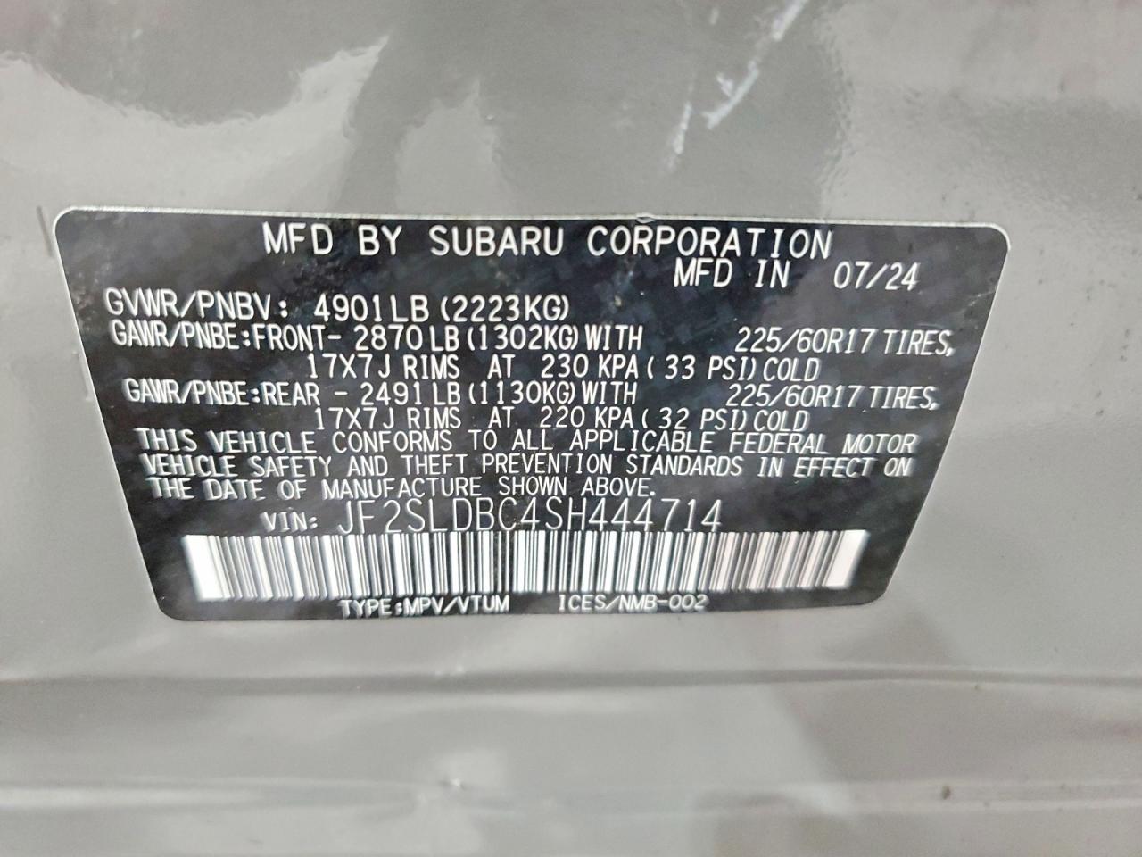 2025 SUBARU FORESTER