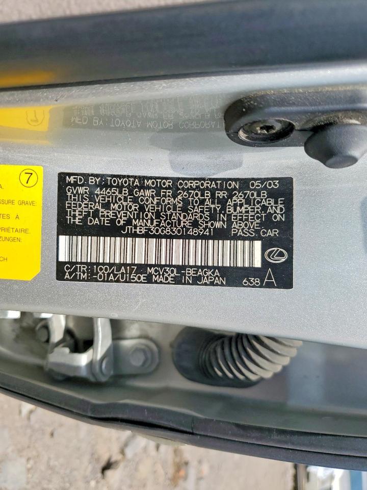2003 LEXUS Es 300