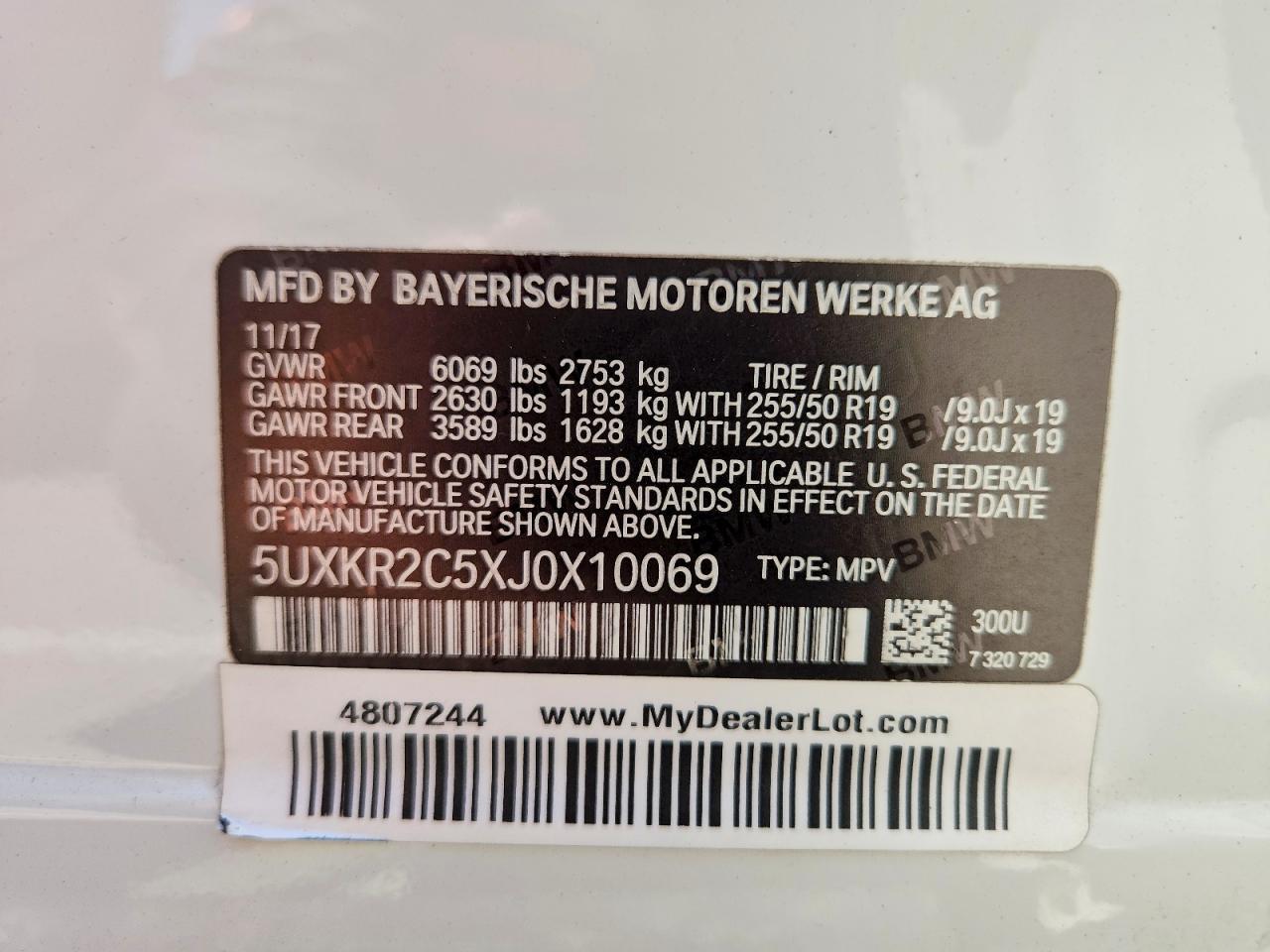 2018 BMW X5