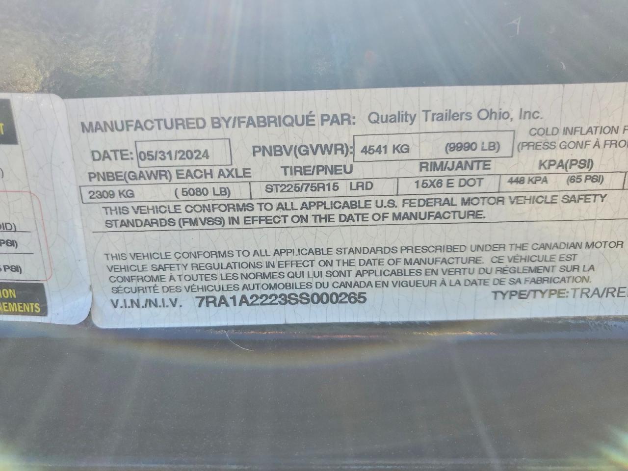 2025 Quality Trailer