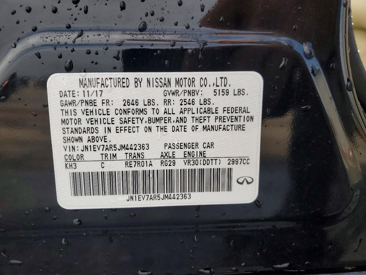 2018 INFINITI Q50