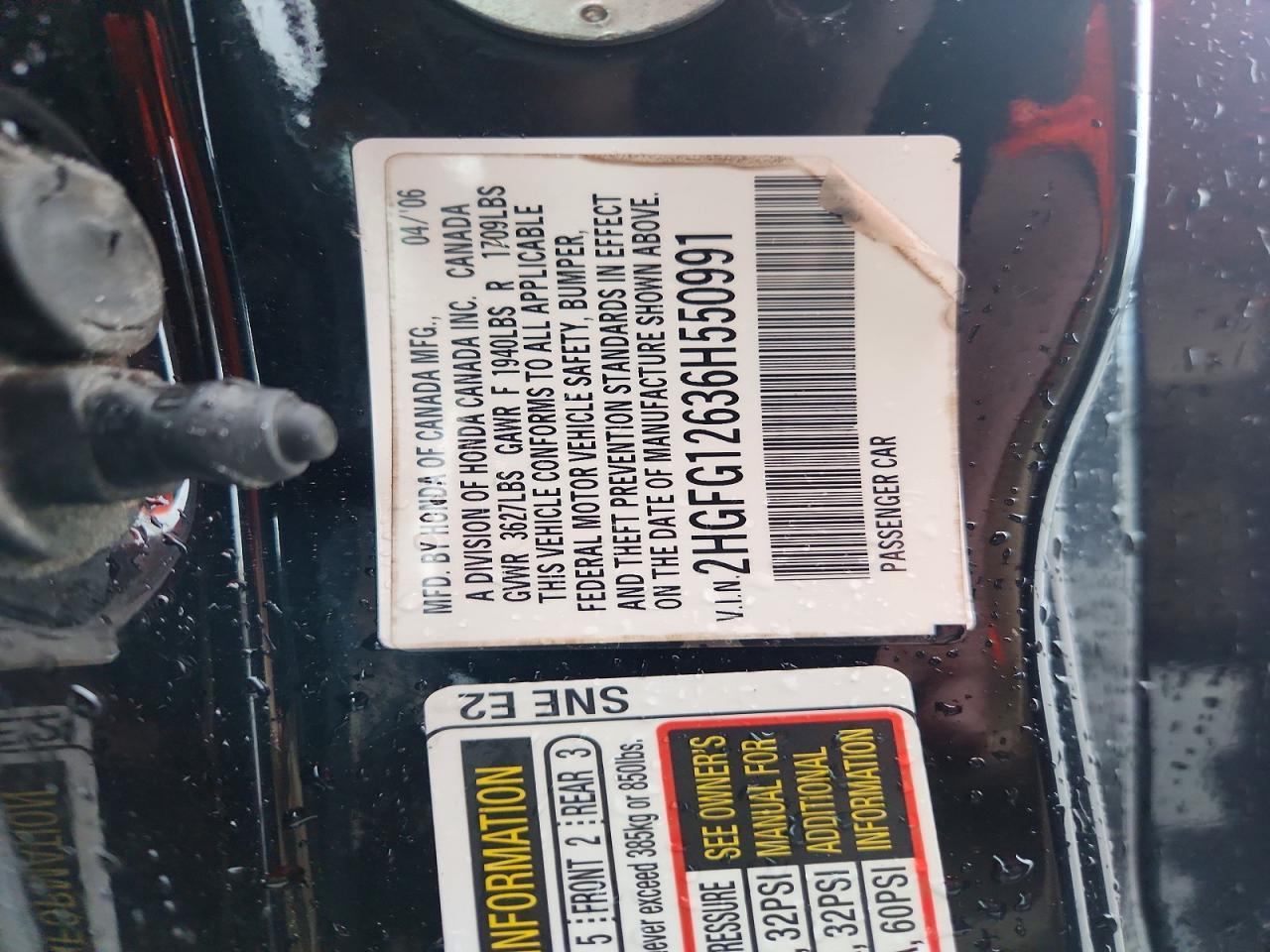 2006 HONDA CIVIC