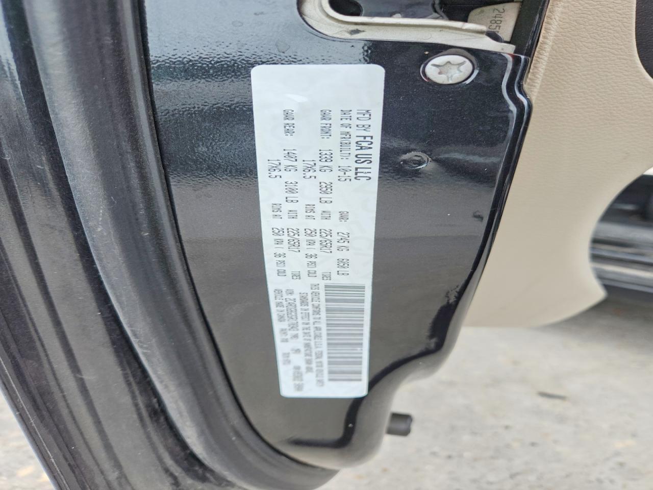 2016 DODGE GRAND CARAVAN