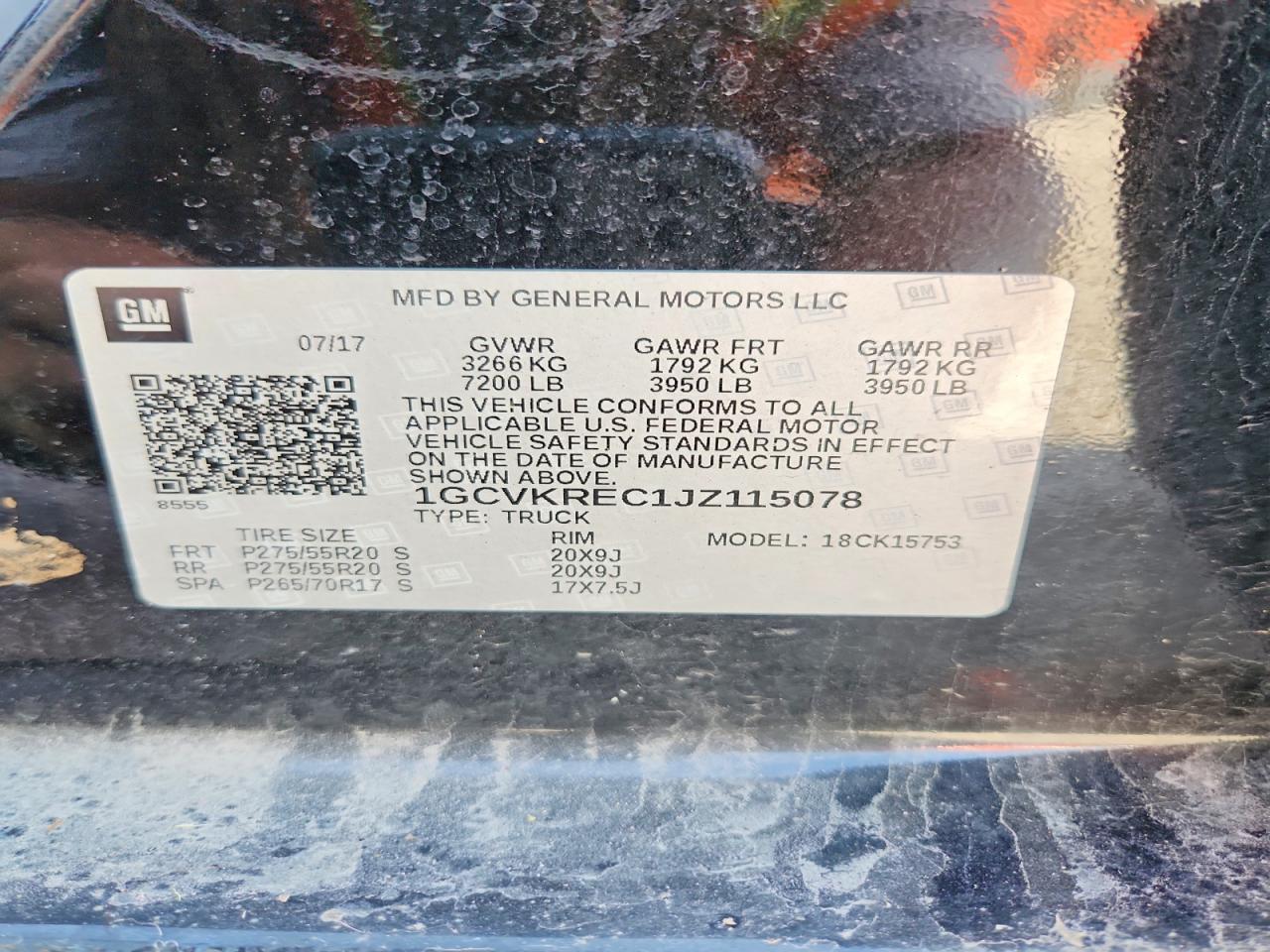 2018 CHEVROLET Silverado
