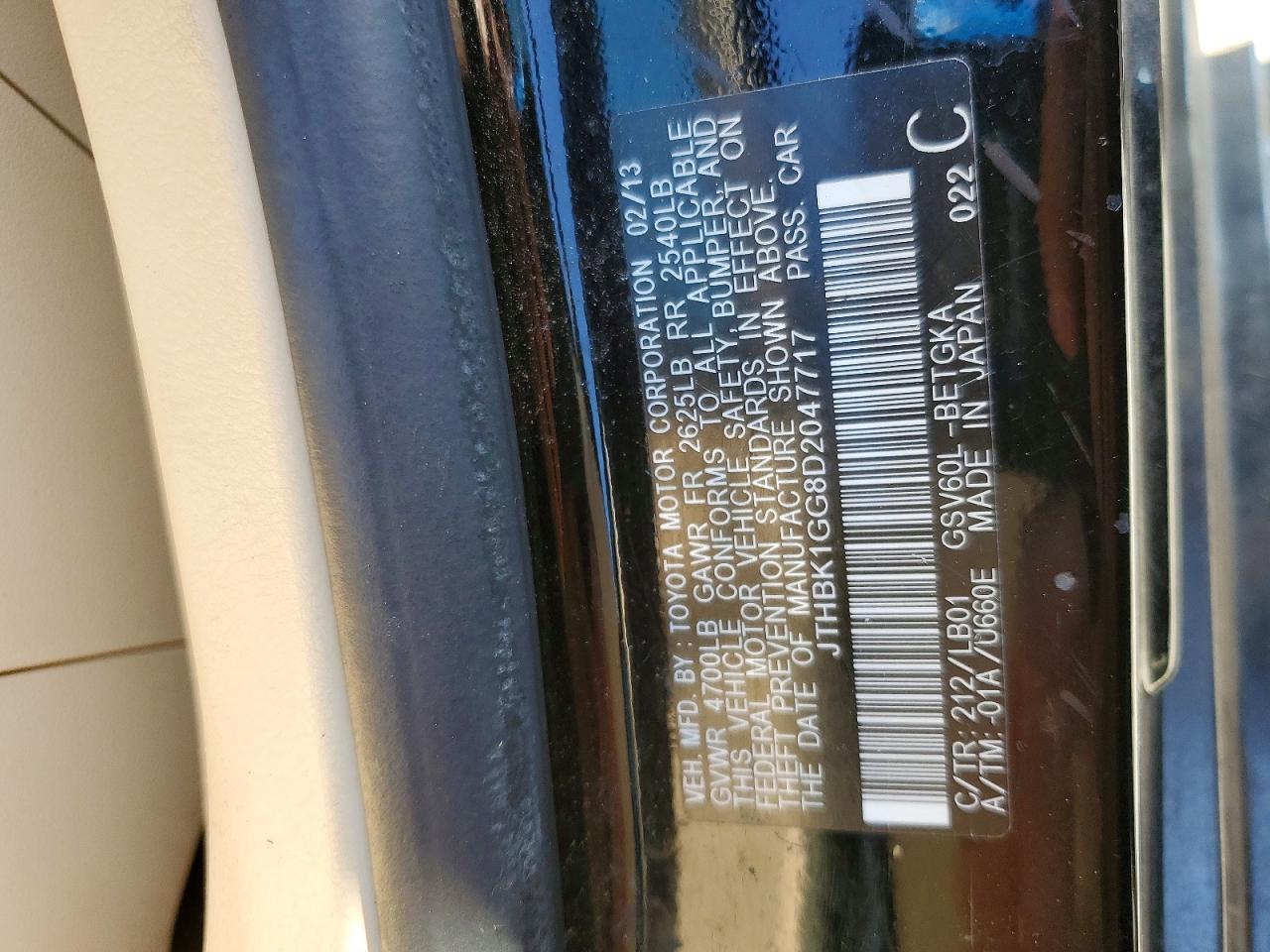 2013 LEXUS ES 350