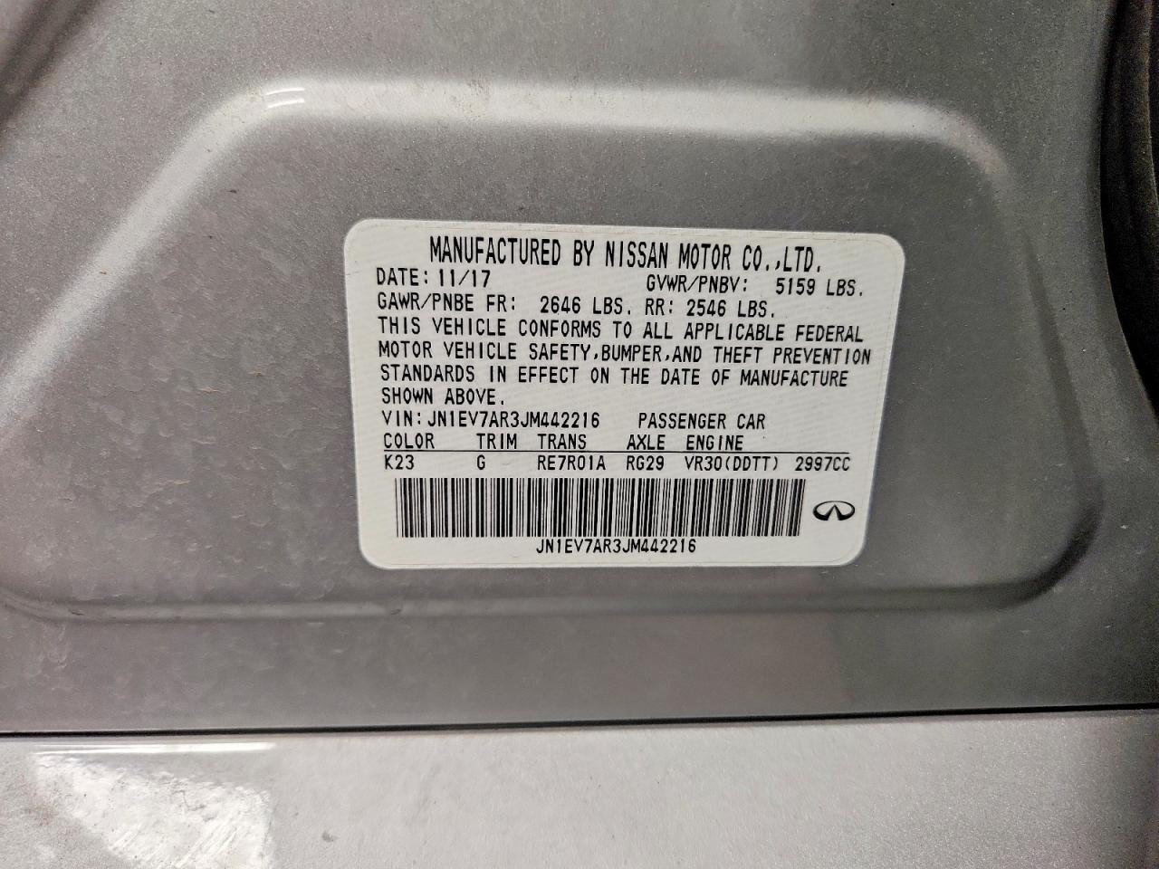 2018 INFINITI Q50