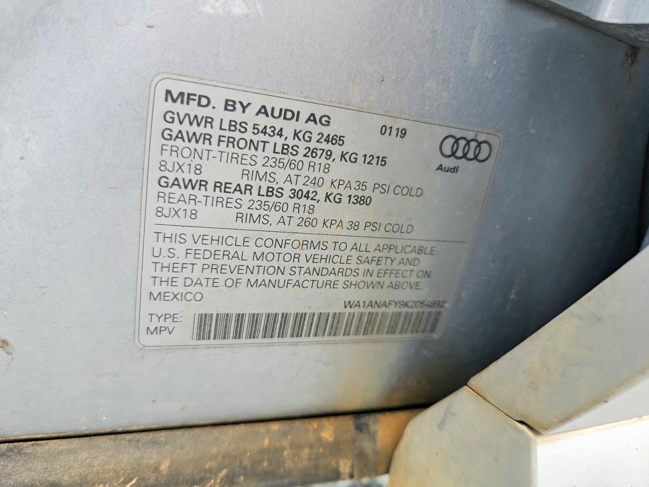 2019 AUDI Q5